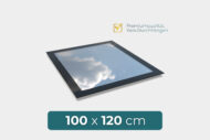 Flachdachfenster 100 x 120 cm, 61,2kg, UW 0,9