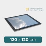 Flachdachfenster 120 x 120 cm, 72,6kg, UW 0,9