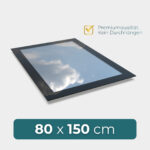 Flachdachfenster 80 x 150 cm, 61,5kg, UW 0,9