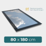 Flachdachfenster 80 x 180 cm, 73,2kg, UW 0,9