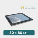 Flachdachfenster 80 x 80 cm, 34,2kg, UW 0,9