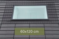 Dachfenster 60 x 120 cm, Walmdach und Satteldach, 38,4kg, UW 0,9