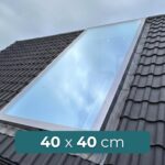 Dachfenster 40 x 40 cm, Walmdach und Satteldach, 10,2kg, UW 0,9