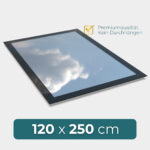 Flachdachfenster 120 x 250 cm, 162kg, UW 0,9