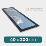 Flachdachfenster 40 x 200 cm, 45kg, UW 0,9
