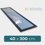Flachdachfenster 40 x 300 cm, 66kg, UW 0,9