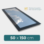 Flachdachfenster 50 x 150 cm, 42kg, UW 0,9