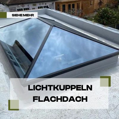 Reguläre Lichtkuppel Flachdach 200 x 400cm