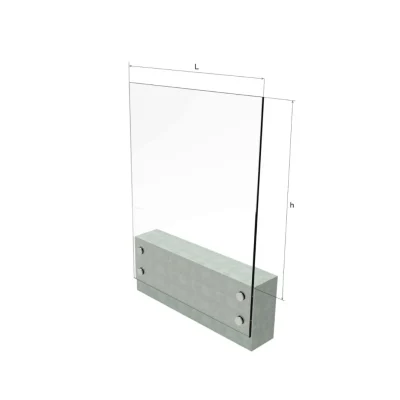 Juliet-Balkon Punktbefestigungen 133 × 100 16,76–747